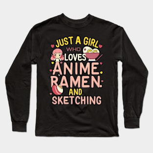 Anime Girl 2 Long Sleeve T-Shirt